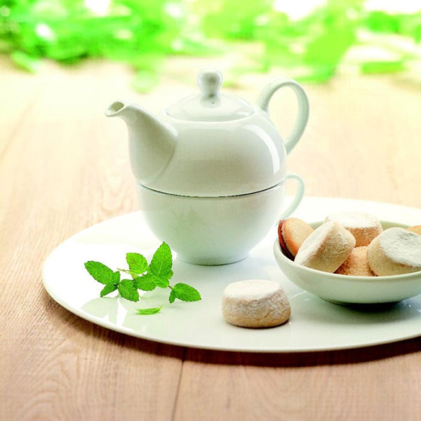 TEA TIME - Theepot met kopje