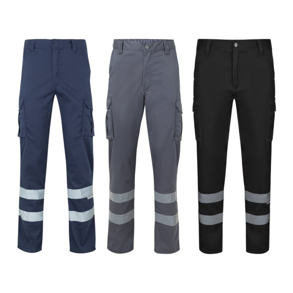 VL DIONYSUS. Multi-pocket stretchbroek (240g/m²), in katoen (46%), EME (38%) en polyester (16%)