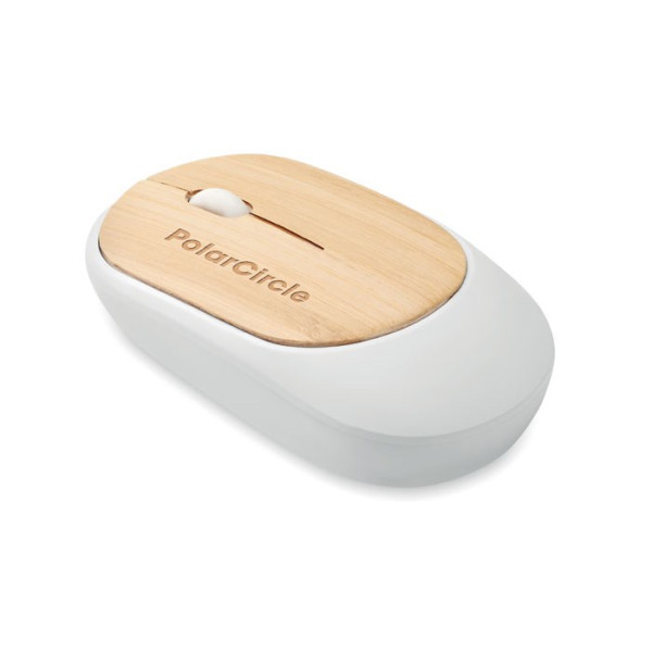 CURVY BAM - Bamboe draadloze muis