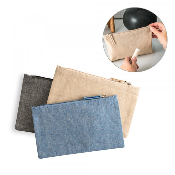 MILLIE. Multifunctionele met gerecycled katoen (70%) en polyester (30% rPET) (140 g/m²)