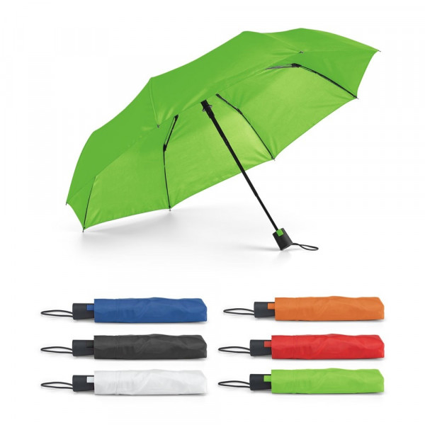 TOMAS. 190T polyester opvouwbare paraplu met automatische opening
