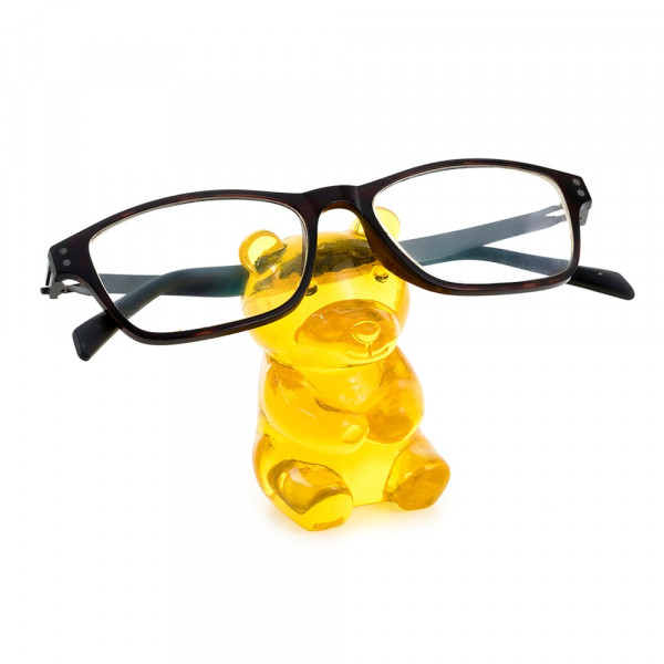 Balvi - Brillenhouder,Yummy Bear,transparant,geel