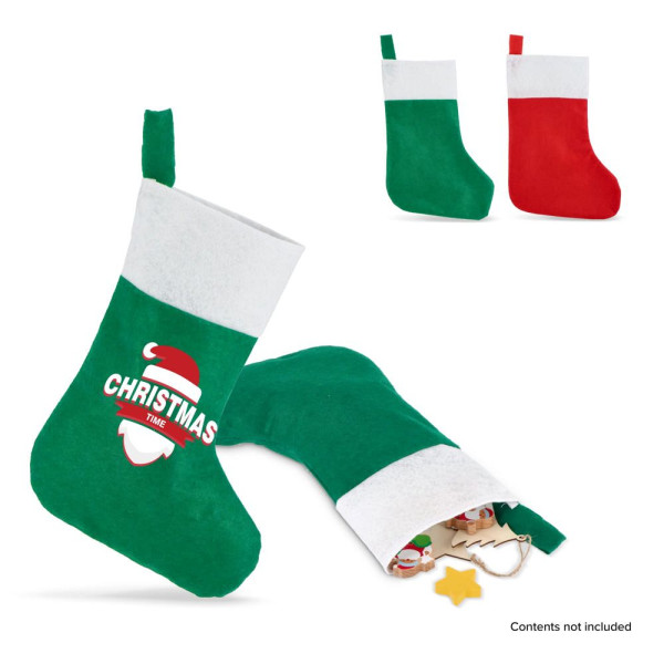 Vilten kerstsok 43cm
