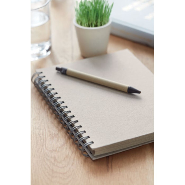 GRASS BOOK - A5 notitieboek graspapier