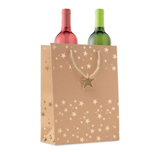 SPARKLE - Kraftpapieren geschenkzak
