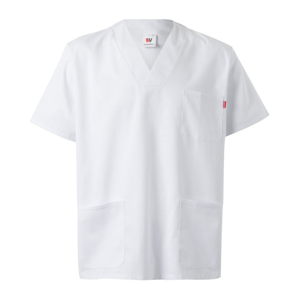 VL TLALOC. Tuniek van keperstof (190g/m²) met korte mouwen, van polyester (65%) en katoen (35%)